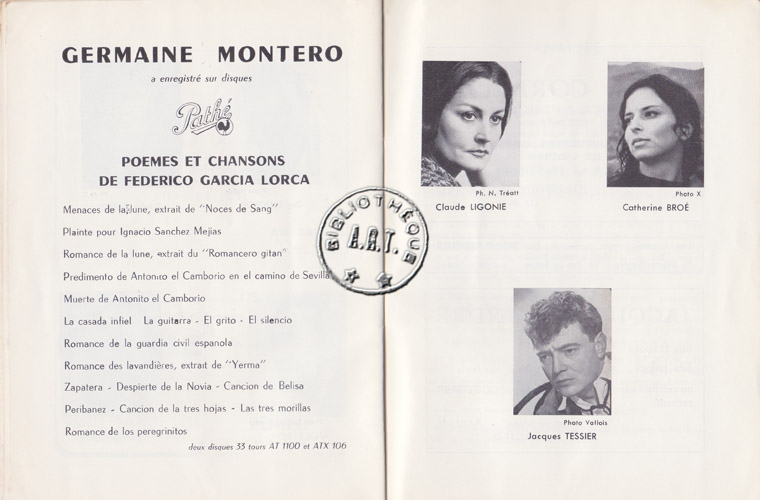 Les programmes de Théatre de l\